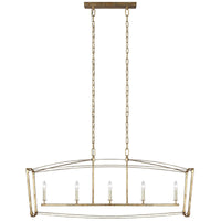 Feiss Thayer 5-Light Linear Chandelier