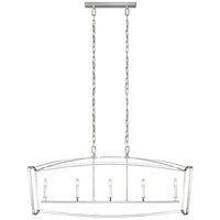 Feiss Thayer 5-Light Linear Chandelier