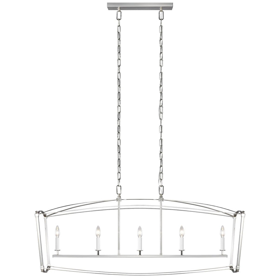 Feiss Thayer 5-Light Linear Chandelier