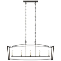 Feiss Thayer 5-Light Linear Chandelier