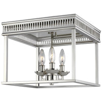 Feiss Woodruff 3-Light Flush Mount