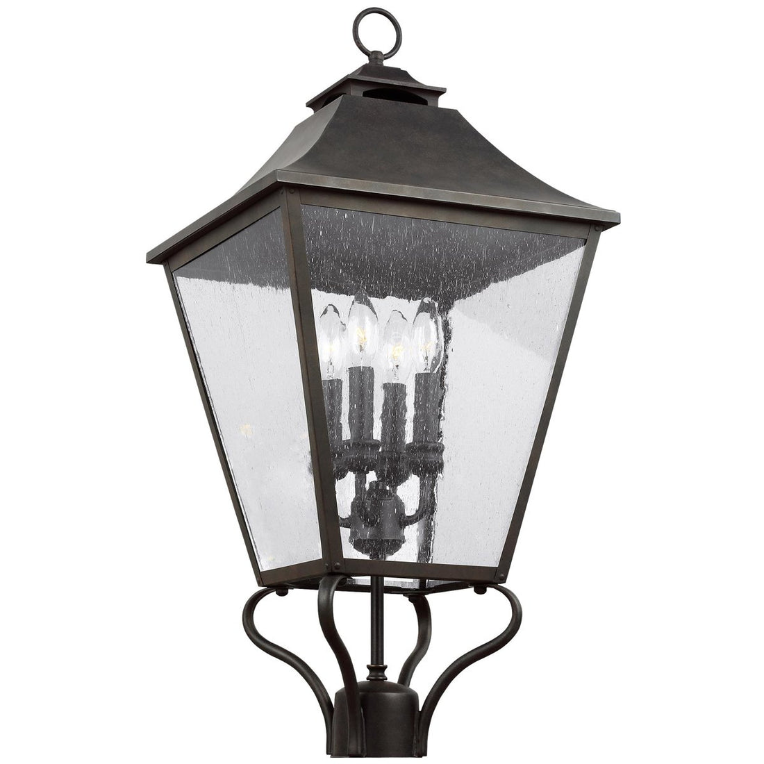 Feiss Galena 4-Light Post/Pier Lantern