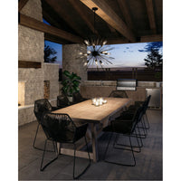 Feiss Hilo 12-Light Outdoor Chandelier