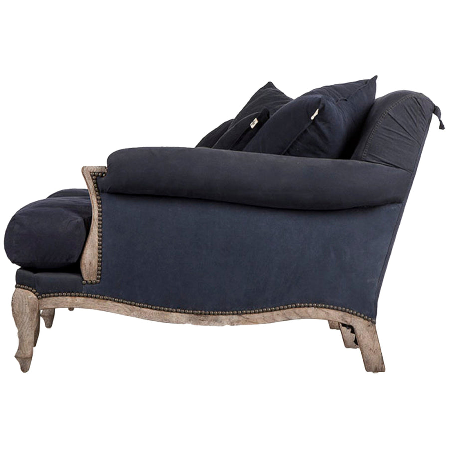 Thomas Bina Parisian Sofa - Blue Canvas