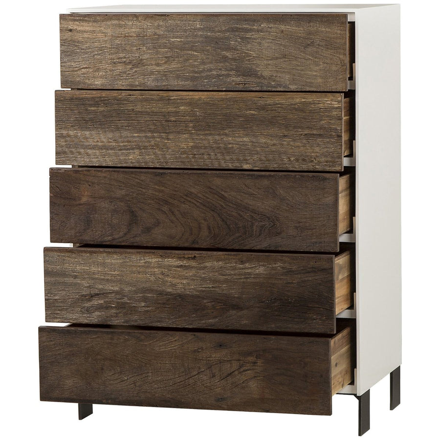 Thomas Bina Cardosa 5-Drawer Chest in Reclaimed Peroba