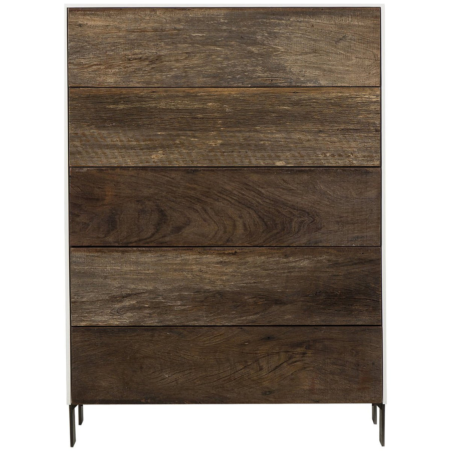 Thomas Bina Cardosa 5-Drawer Chest in Reclaimed Peroba