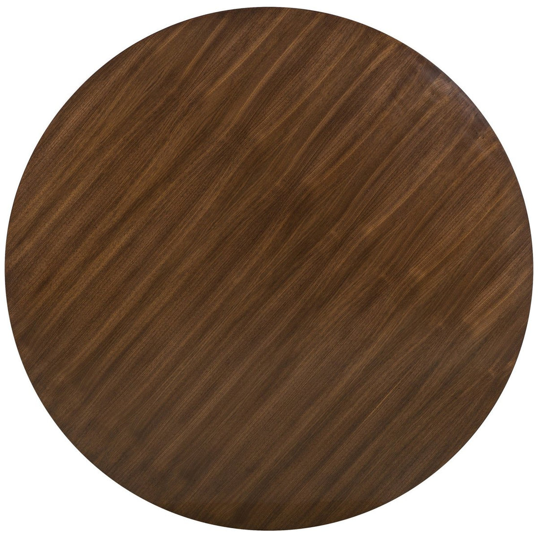 Sonder Living Ashton Round Dining Table in Gloss Walnut