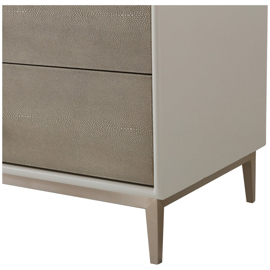 Sonder Living Alice 4-Drawer Chest in Grey and Light Bronze