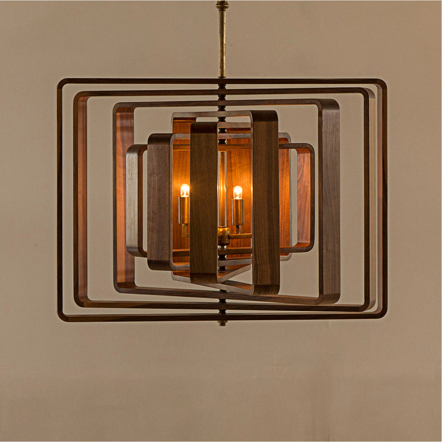 Nellcote Spiral 7-Layer Chandelier