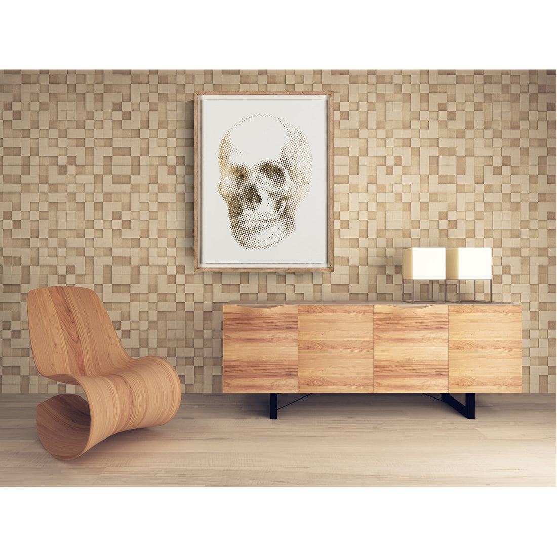 Coup & Co Gold Skeleton Art - Skull