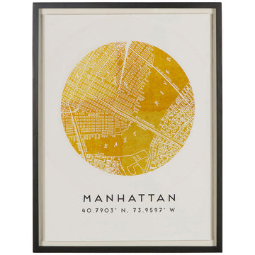 Coup & Co Coordinates Art - Manhattan