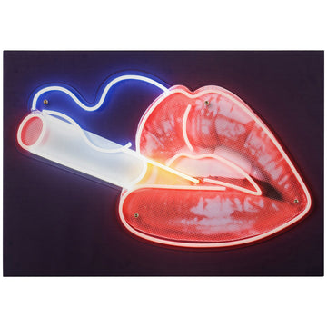 Coup & Co Smoking Hot Lips Art - LED Neon