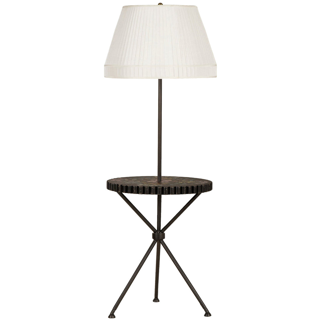 Boyd Floral Side Table Floor Lamp