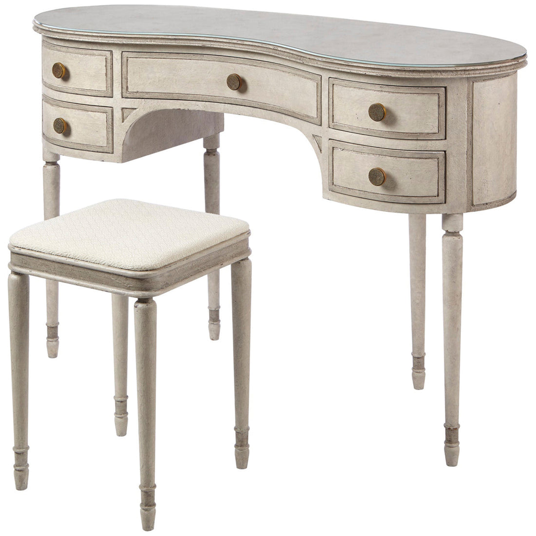 Boyd Barrel Dressing Table & Bench