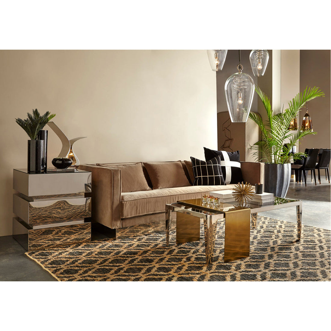 Kelly Hoppen Dylan Sofa - Vadit Chocolate