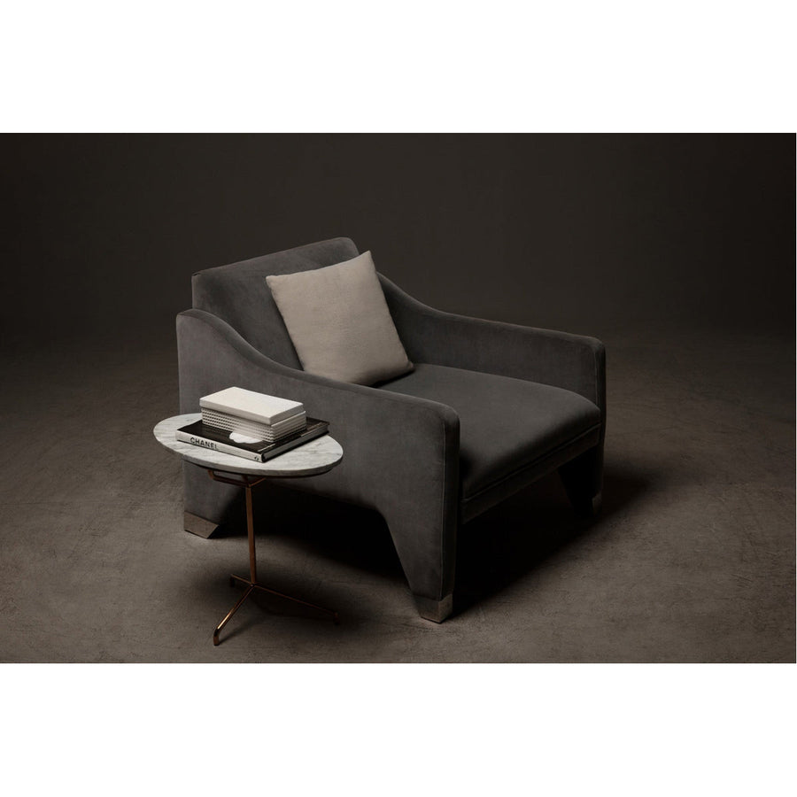 Kelly Hoppen Lyndon Occasional Chair - Vadit Dark Gray