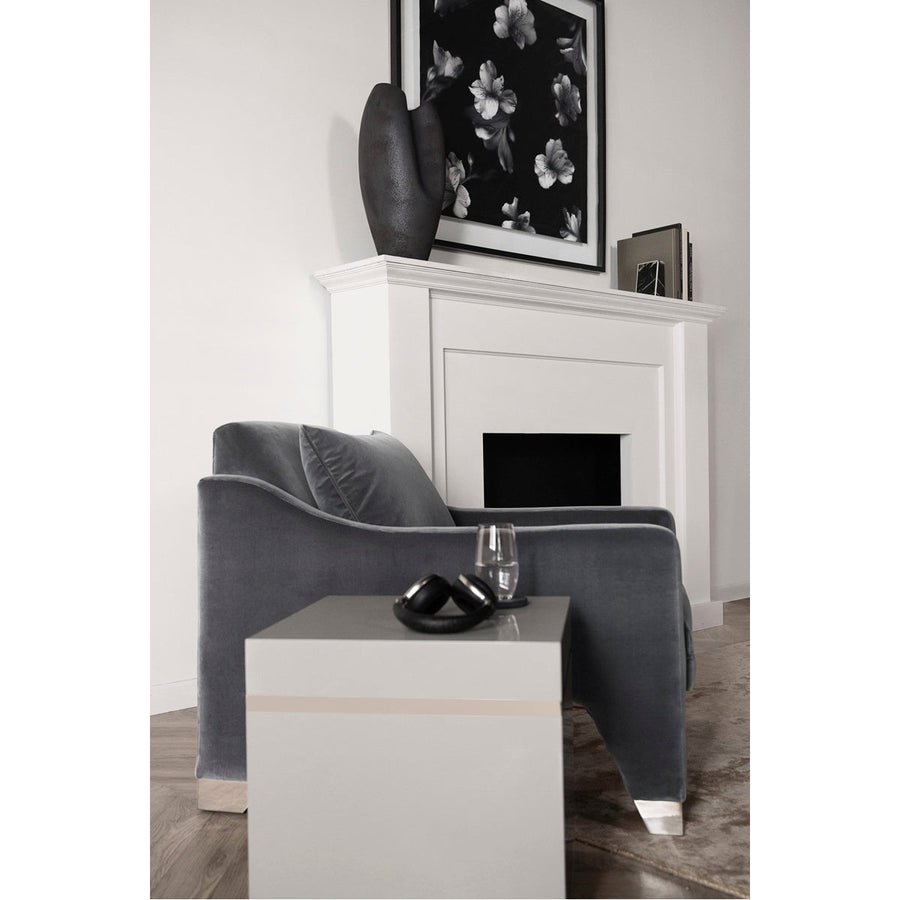 Kelly Hoppen Lyndon Occasional Chair - Vadit Dark Gray