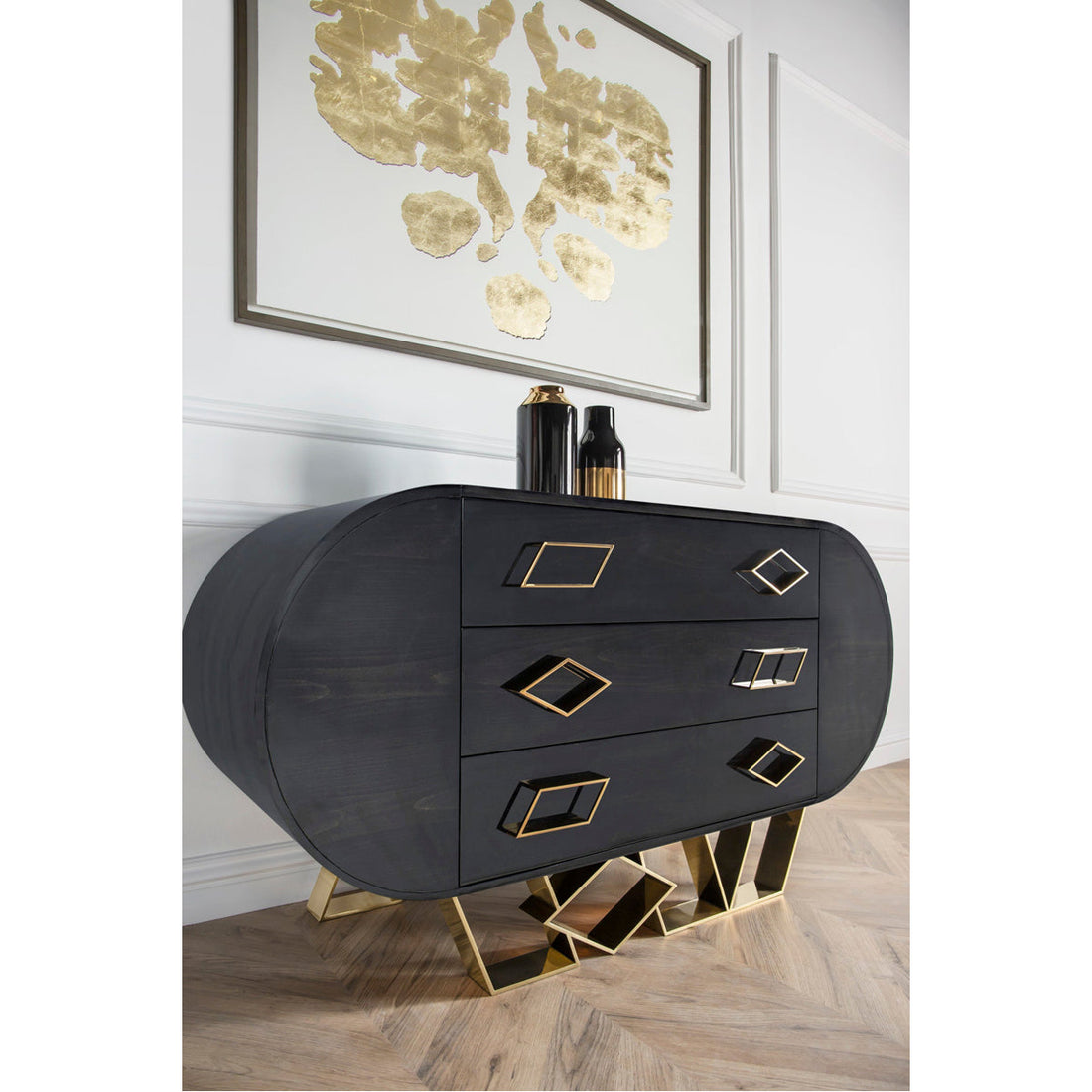 Sonder Living Sting Credenza - Black