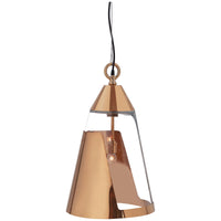 Kelly Hoppen Bessie 1-Light Pendant Lamp - Rose Gold