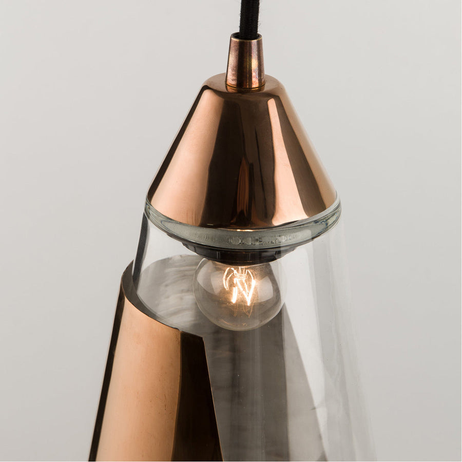 Kelly Hoppen Bessie Pendant Lamp - Rose Gold