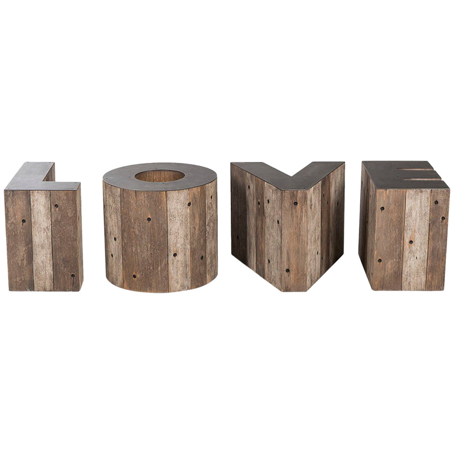 Andrew Martin Alphabet Side Table - E