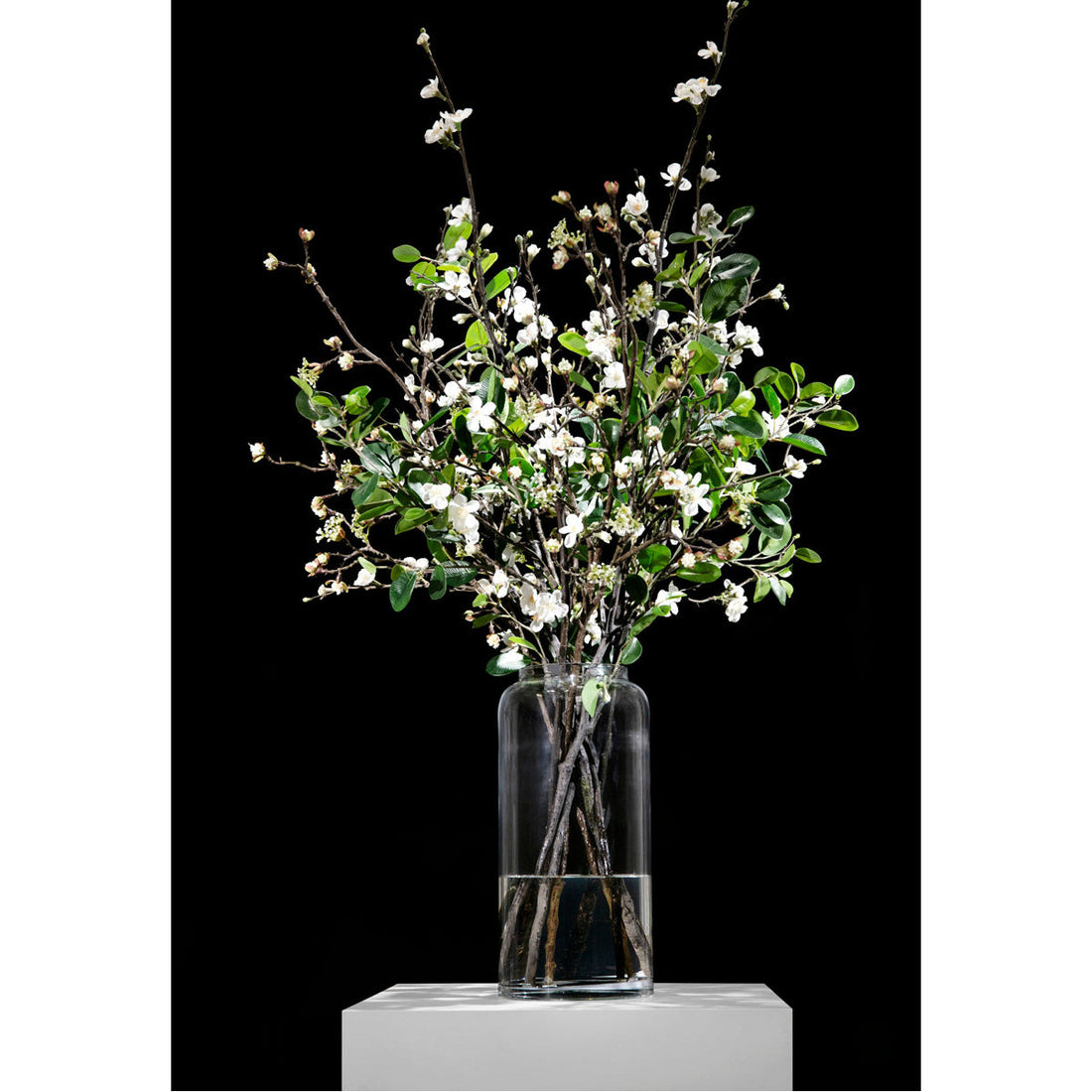 Sonder Living Mixed Blossom and Leaves - Glass Vase