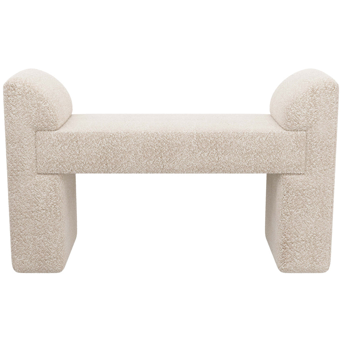 Arteriors Windemere Bench - Cream Sherpa