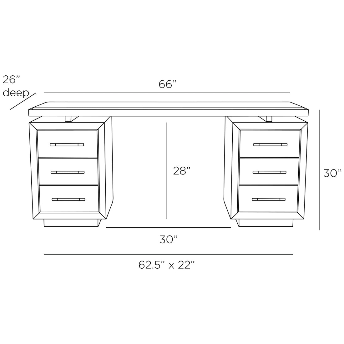 Arteriors Wixom Desk