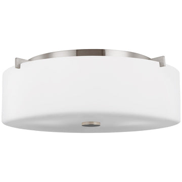 Sea Gull Lighting Sunset Drive Large 3-Light Flush Mount with Bulb