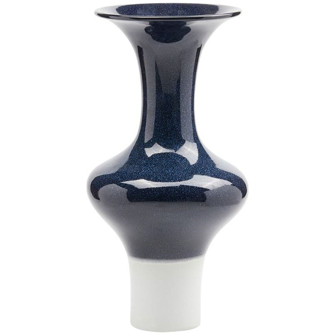 Villa & House Flare Vase, Blue