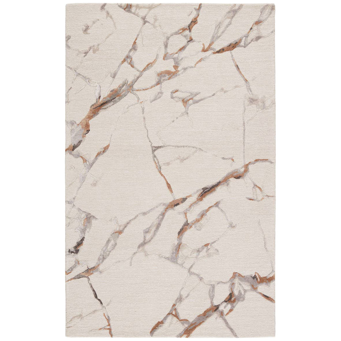 Jaipur Fragment Shattered Abstract Light Gray Gold FRG01 Area Rug