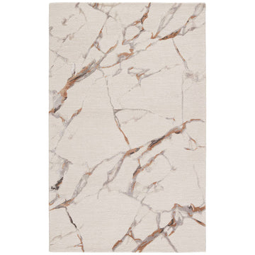 Jaipur Fragment Shattered Abstract Light Gray Gold FRG01 Area Rug