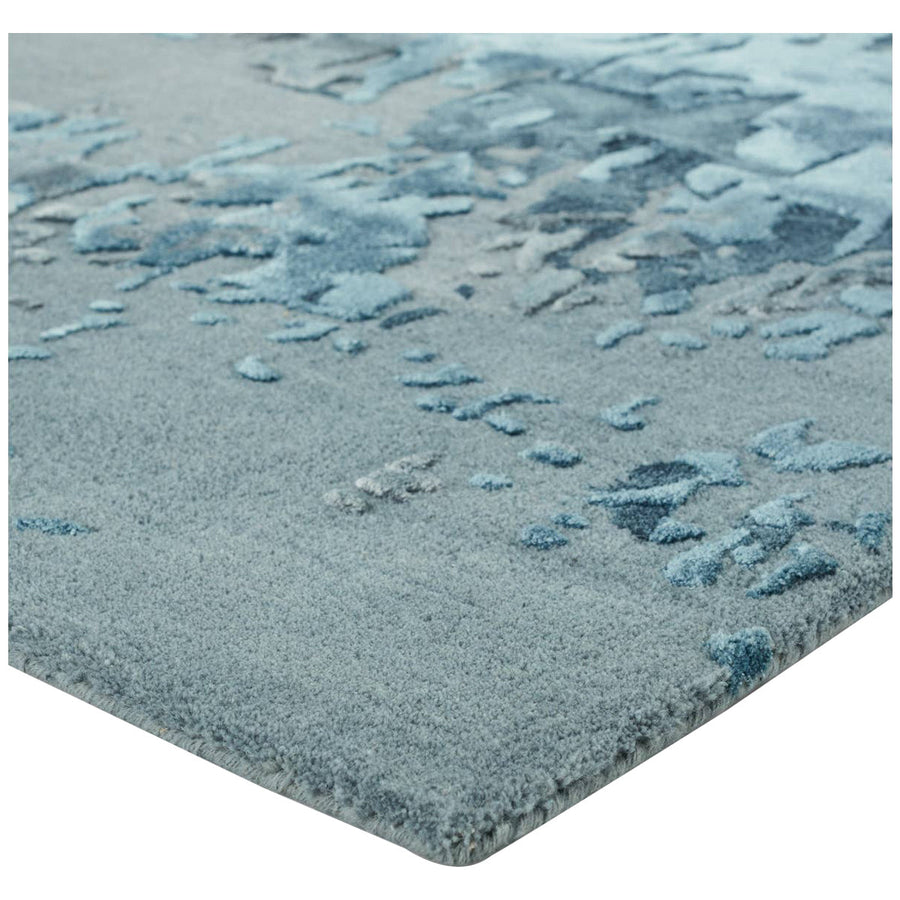 Jaipur Fragment Astris Abstract Blue Light Gray FRG04 Area Rug