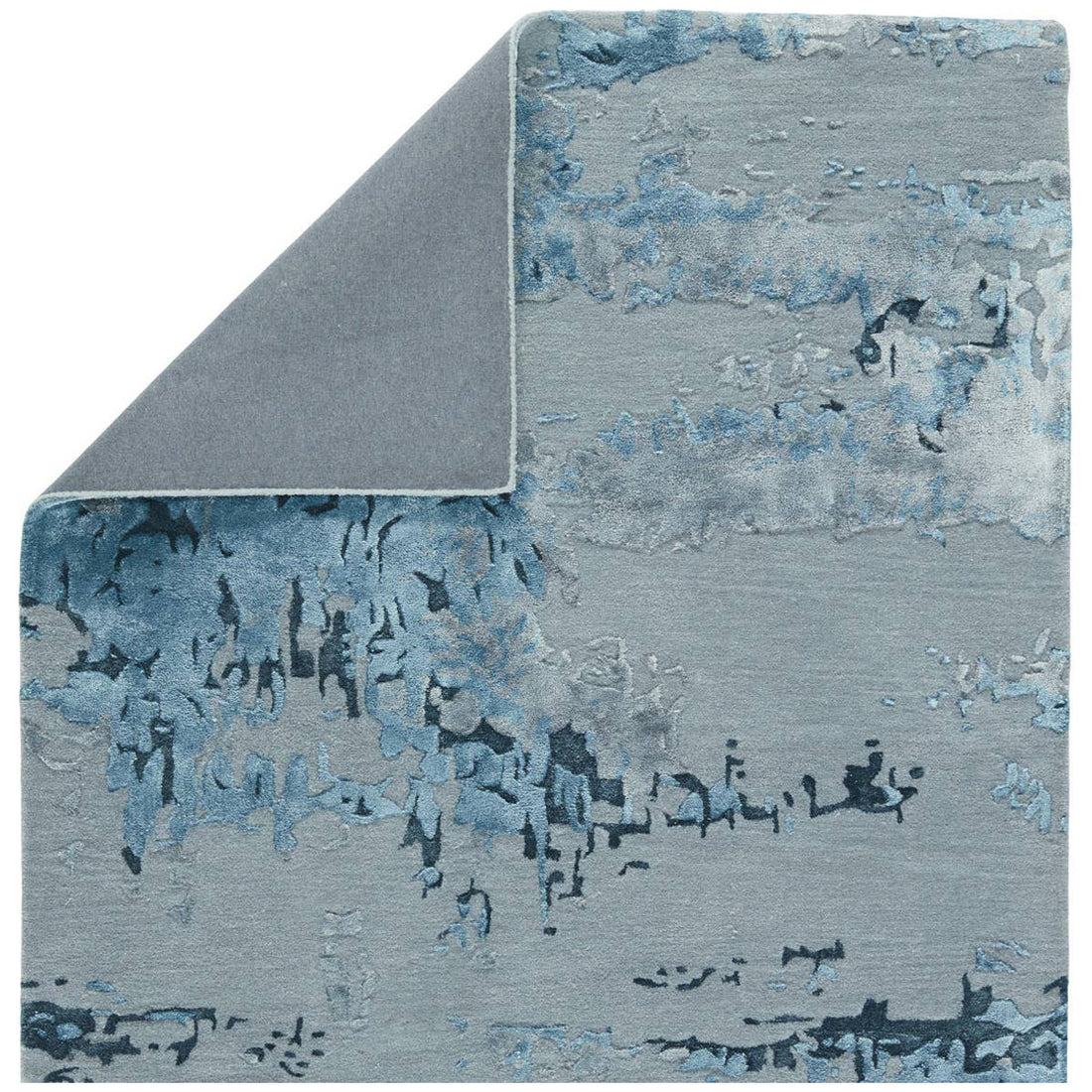 Jaipur Fragment Astris Abstract Blue Light Gray FRG04 Area Rug