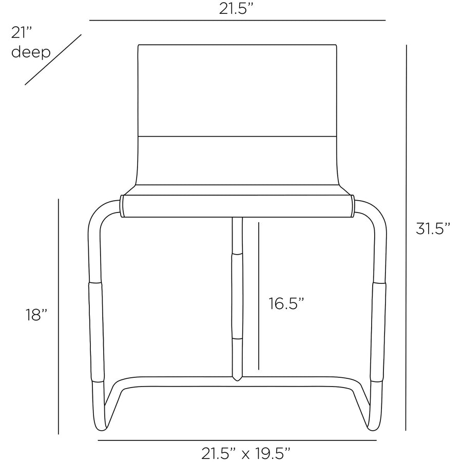 Arteriors Vermillian Chair