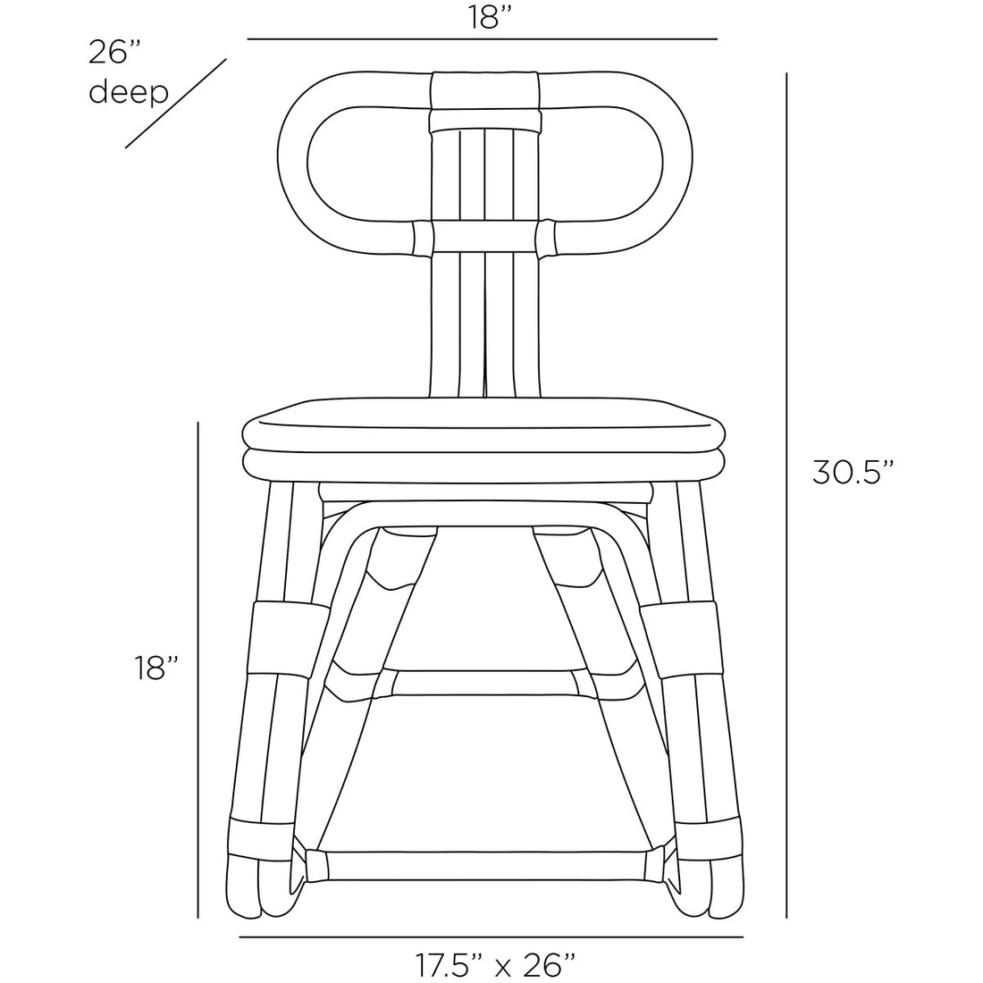 Arteriors Urbana Dining Chair