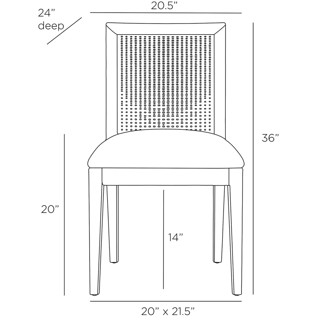 Arteriors Palmer Dining Chair