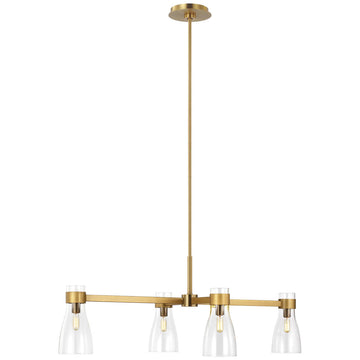 Feiss Aerin Moritz 4-Light Linear Chandelier