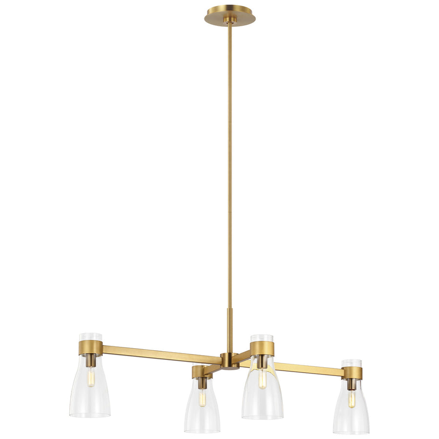 Feiss Aerin Moritz 4-Light Linear Chandelier