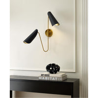 Feiss Aerin Tresa 2-Light Sconce