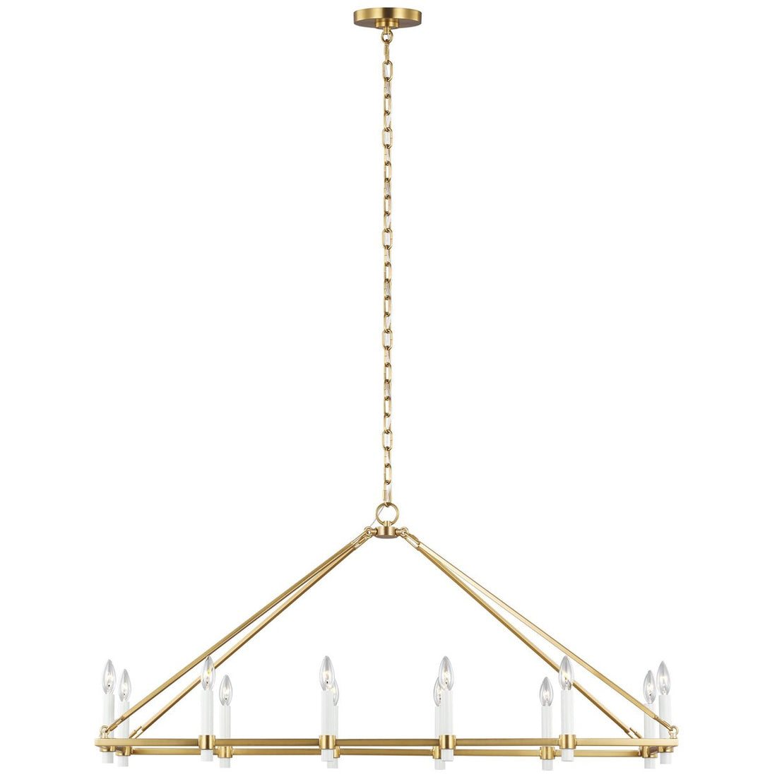 Feiss Marston 12-Light Linear Chandelier