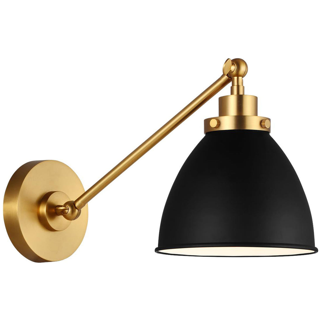 Feiss Chapman Wellfleet Single Arm Dome Task Sconce