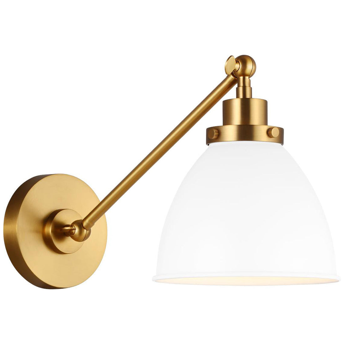 Feiss Chapman Wellfleet Single Arm Dome Task Sconce