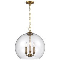 Feiss Lawler 3-Light Round Pendant