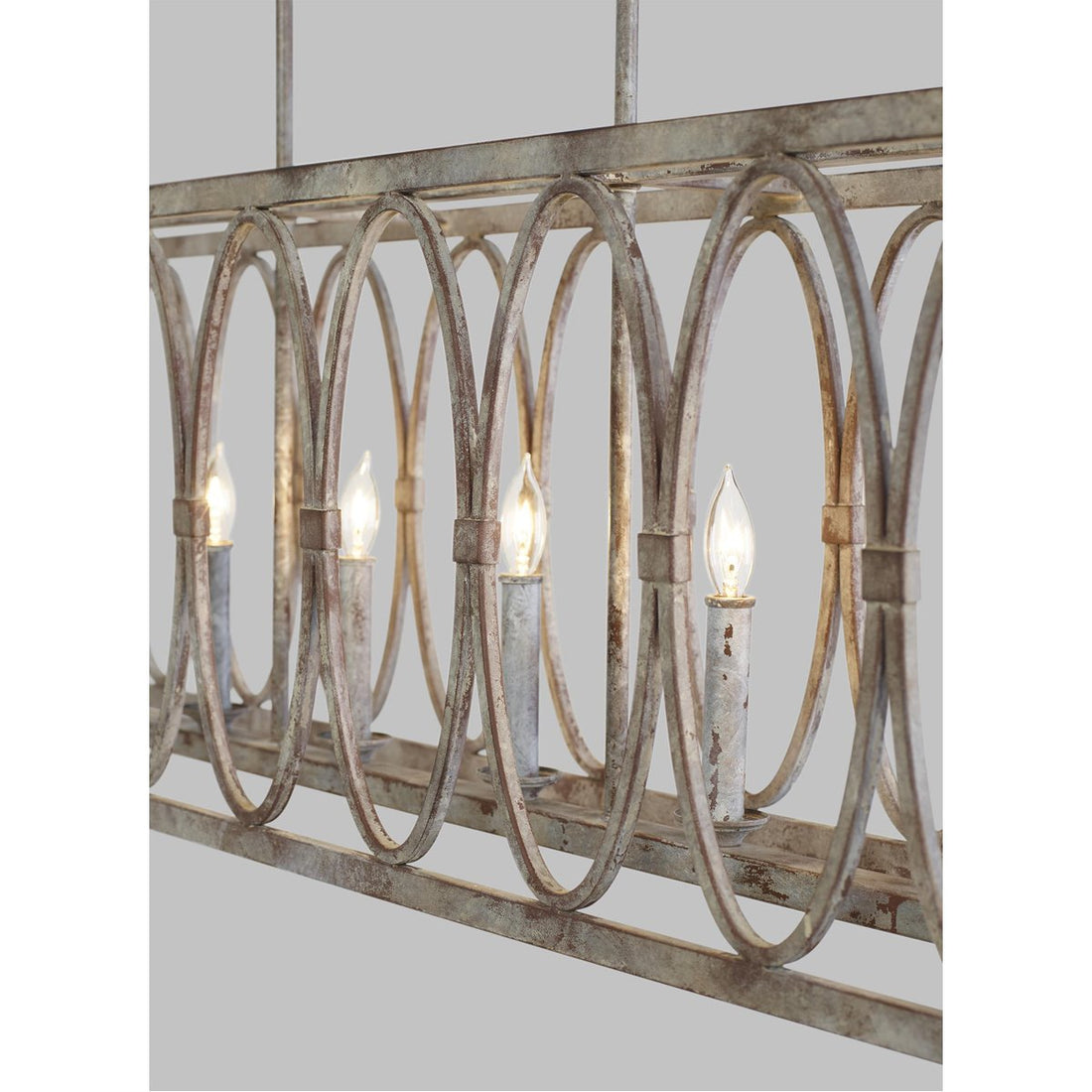 Feiss Patrice 6-Light Linear Chandelier