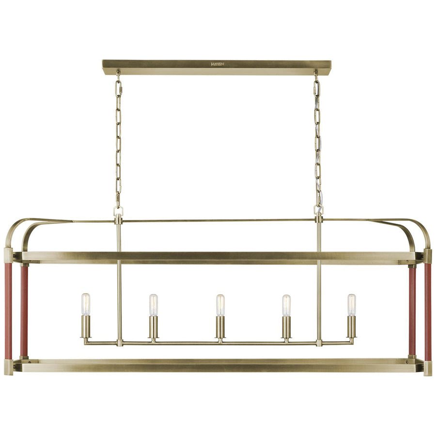 Feiss Lauren Ralph Lauren Hadley Linear Chandelier