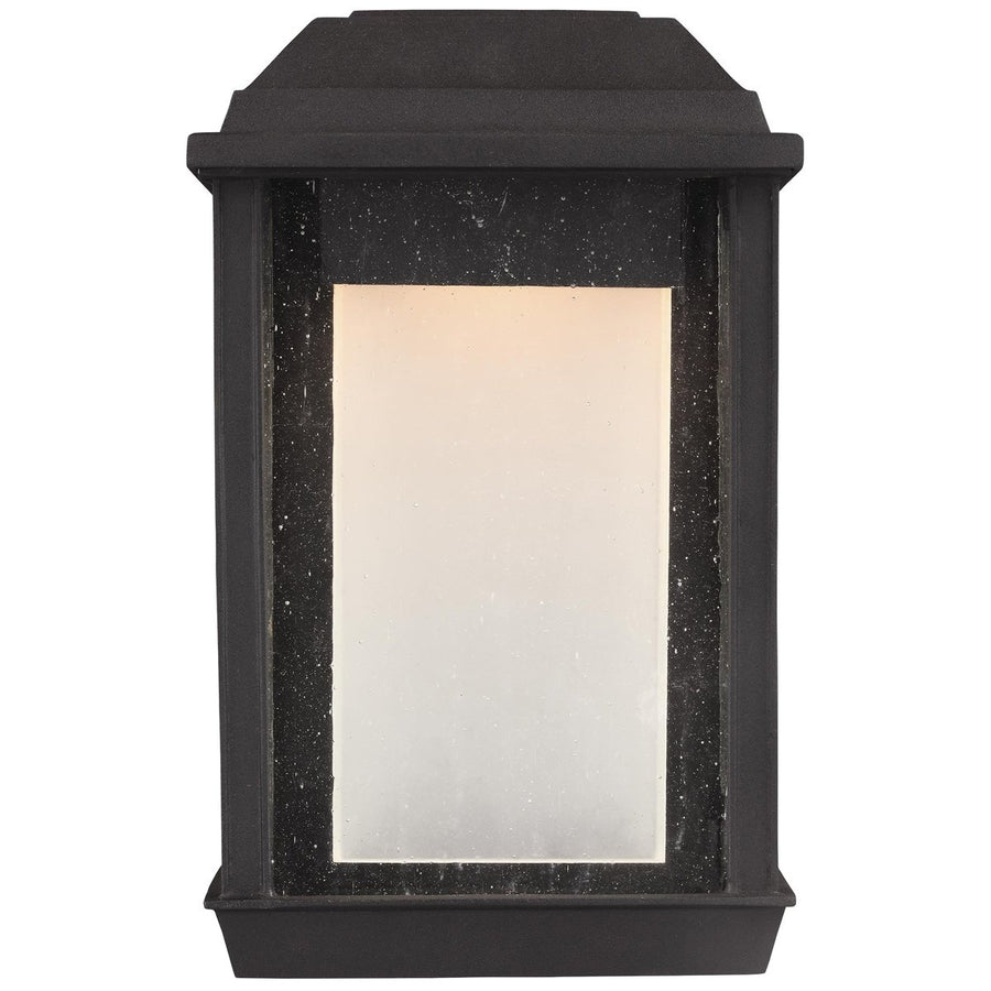 Feiss McHenry 1-Light Outdoor Wall Lantern in Textured Black