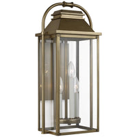 Feiss Wellsworth 3-Light Outdoor Wall Lantern