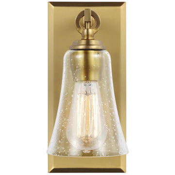 Feiss Monterro 1-Light Steel Wall Sconce - Burnished Brass