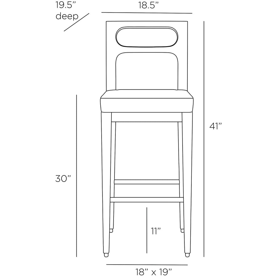 Arteriors Thaden Bar Stool